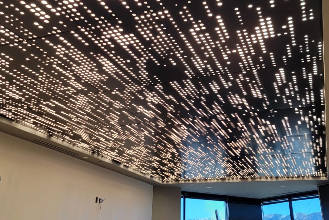 Colorado Springs conference room with Perforate and integrated backlighting