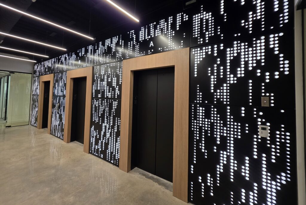 LS Power Perforate project with backlighting in NJ