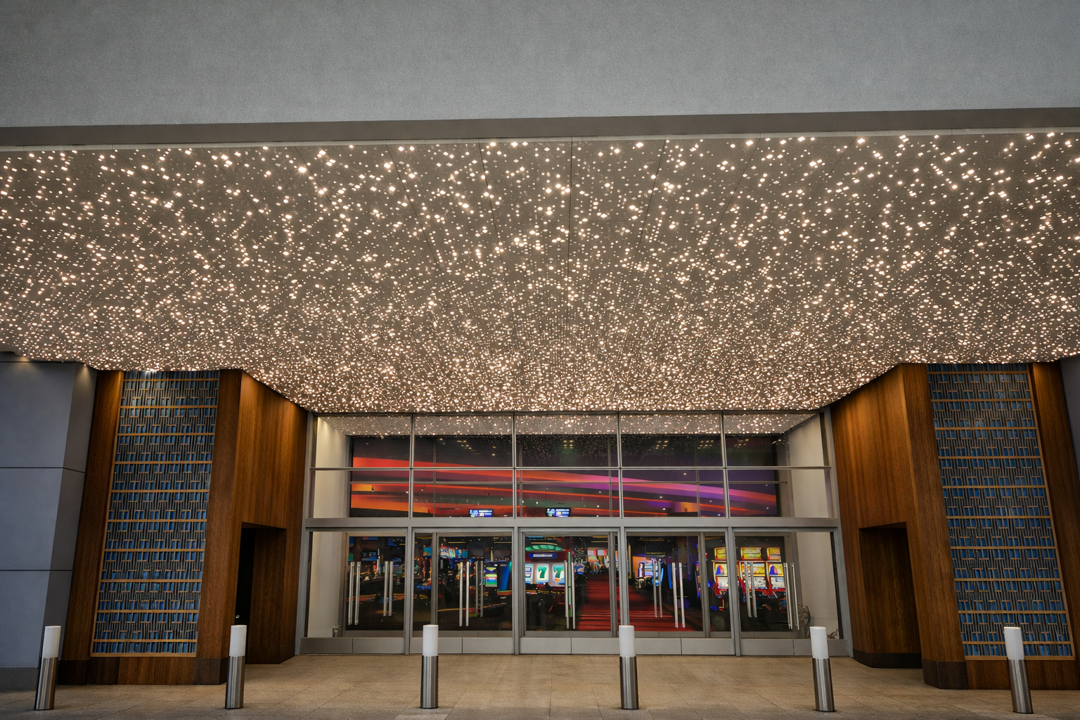 Exterior, large-scale Perforate system